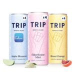 TRIP Calm Magnesium Drink, Alcohol Free Mocktail, Original Mixed, 12 Pack