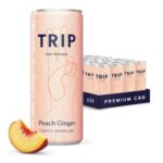TRIP Sparkling Drink, Low Calorie Peach Ginger, 24-Pack – £21.60 S&S