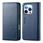 TUCCH Flip Case, 3 Card Slots for iPhone 16 Pro