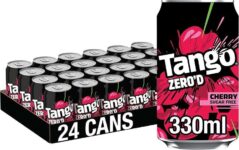 Tango Cherry Sugar Free 330ml Can 24 Pack