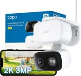 Tapo C216 2K 3MP Pan/Tilt Indoor Outdoor Security Camera Spotlights Camera