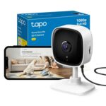 Tapo TC60 Full HD Indoor Security Camera, Pet & Baby Camera, Motion Detection, Night Vision, Two-Way Audio, Alarm, No Monthly Fee