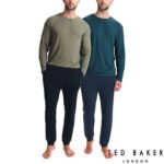Ted Baker Mens Long Sleeve Lounge Set (Available in 2 Colours)