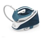 Tefal Express Essential Steam Generator Iron, 5.2 Bar, White and Blue