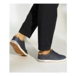 Tezzy – Navy Wide Fit Trainers-Size 6 Only