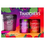Thatchers Cider Gift Set, Apple & Blackcurrant, Blood Orange, 2 x 330ml & Glass, In-store Radcliffe