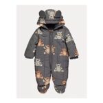 Thats Not MyBear Grey Fleece Lined Snowsuit