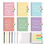 Thboxes Teacher Gift Set, 6 Notebooks, Thank You