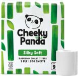 The Cheeky Panda Bamboo Toilet Paper 9 Rolls