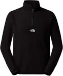 The North Face Glacier Embroidered Logo 1/4 zip in black – Sizes XS to 2XL w/code