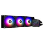 Thermalright Grand Vision 360 ARGB Black AIO CPU Liquid Cooler, IPS LCD Screen 480×480, 3.4 inch Magnet – Black – Sold by deliming321 /FBA