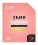 Three 25GB/Month Preloaded Data SIM Only Valid Until May 2028 Only £1.52/mo Effective with Code (Inc Fees & Taxes)
