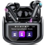 Thunelec Active Noise Cancelling Ear Buds 48H Wireless Earbuds with Touch Screen, Deep Black – Sold by ZWJ888EU / FBA