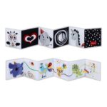 Tiny Love Double-Sided Baby Book, Black & White, 7 Activities