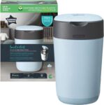 Tommee Tippee Twist & Click Nappy Bin Odour & Germ Protection – Various Colours