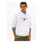 Tommy Hilfiger Logo Terry Drawstring Hoody