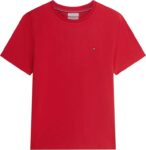 Tommy Hilfiger Mens Short Sleeve Round Neck Seasonal Solid T-Shirt