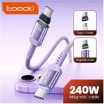 Toocki 240W USB C Magnetic Charging Cable PD Fast Charging Type C to Type C Cable (2pk £12.09 / 3pk £16.89 / 5pk £26.29 (Toocki OnlineStore)