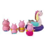 Toomies Bath Squirters: Daddy Pig, Mummy Pig, Peppa, George, Unicorn