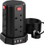 Tower Extension Lead 3M, 8 AC Outlets and 4 USB Ports Extension Tower sold by Qingbotu / FBA