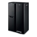 Tower Recycling Pedal Bin, Three Individual Compartments