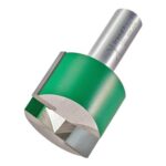 Trend CraftPro Router Cutter: Straight Two-Flute, 1/2in Shank