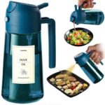 TrendPlain Kitchen Oil Spray 470ml – Air Fryer 2-in-1 Oil Spray (Navy Blue – 2). Sold by TrendPlain FBA