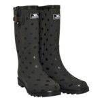 Trespass Womens Elena Polka Dot Print Wellington Boots