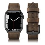 Tuocal Genuine Leather Apple Watch Strap 4246mm, Men & Women
