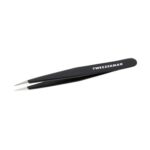 Tweezerman Midnight Black Point Tweezer, Stainless Steel