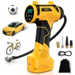 Tyre Inflator Cordless Digital Pump 150PSI USB-C LED – Sold by JSQing / FBA