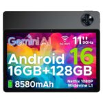 U11 Tablet Android 16 11 Inch with Gemini AI, 128GB2TB Expand with checkout discount Sold by KunYongDa / FBA