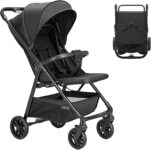 UBRAVOO Baby Stroller for Toddlers with Reclining Seat,Ultra Compact Stroller with Large Storage Basket, Canopy, Parent Handle, Lightweight Push Chair for Travel Buggy and More