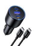 UGREEN 130W USB C 3-Port PD 100W PD3.0/QC4.0/PPS Fast Car Charger Adapter with 100W USB C Cable – Sold by UGREEN GROUP / FBA