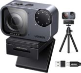 UGREEN FineCam Pro Webcam with 1/2 8MP Sensor(4K30 / 1080p60 / Phase Detection AF / Dual Mics / Gesture Control /Prime)w/voucherUGREEN/FBA