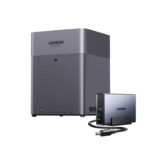 UGREEN NAS DH4300 Plus 4-Bay, 8GB LPDDR4X RAM, 2.5GbE, AI Family Album, Diskless 120W 12000mAh UPS Bundle Ugreen /FBA