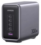 UGREEN Nexode 300W 5-Port PD GaN Desktop Charger – Grey With Code