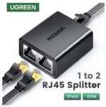UGREEN RJ45 Splitter 1 to 2 Ethernet Adapter Internet Network Cable Extender – Sold By UGREEN