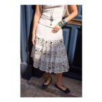 UO Betty Antique Sequin Midi Skirt