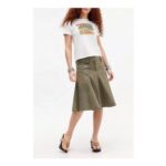 UO Izzy Utility Midi Skirt