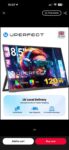 UPERFECT 18 UMax 18.5 120Hz Portable Monitor Laptop Extend Screen With Type-C Mini HDMI Second Display