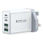 USB C Plug Fast Charge, 40W Multi USB Plug UK Fast Charger