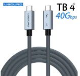 Ugourd 1m Ultra-fast 40Gbps Thunderbolt 4 & USB4 Cable, 240W PD/48Vx5A Sold Ugourd Selected Store