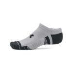Under Armour Unisex UA Performance Tech 3 Pack Socks, L-XL