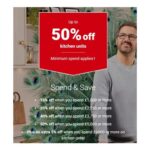 Up To 50% Off Kitchen Units An Extra 5% Off When You Spend £6000