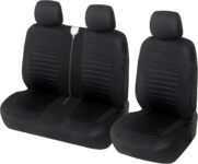 Upgrade4cars Van Seat Covers Front Pair Black Universal Accessories