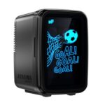 Upstreman Mini Fridge for Bedrooms, 4L/6 Cans, 7 RGB LED