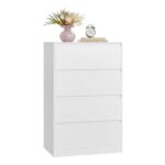 VASAGLE Chest of Drawers for Bedroom, 4 Drawers