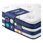 VASAGLE Pocket Sprung Mattress with 7-Zone Cooling Gel Memory Foam