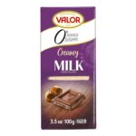 Valor 0% Added Sugar Milk Chocolate with Hazelnut Cream 100g – £2.29 S&S